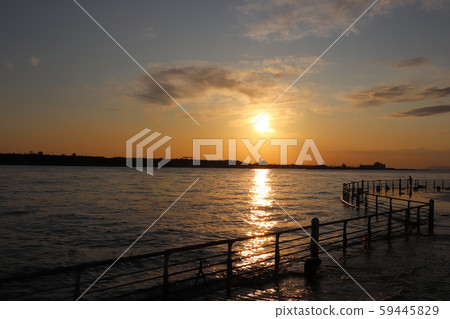 Evening view of Maishima Ryokuchi Evening view of Maishima Ryokuchi 59445829