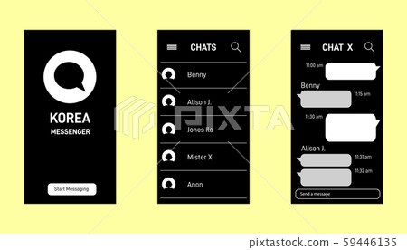 Kakao talk messenger Korean Kakao talk messenger Korean 59446135