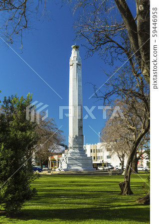 The memorial tower in Queens Garden, Dunedin, New Zealand 59446958