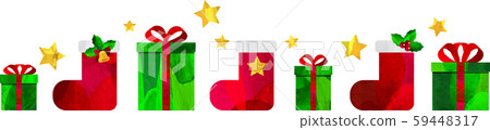 Illustration_Stars_Christmas_Christmas gifts_Christmas boots_Set_Vector_Cut-out Illustration_Stars_Christmas_Christmas gifts_Christmas boots_Set_Vector_Cut-out 59448317