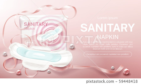 Feminine hygienic pads pack, protective product Feminine hygienic pads pack, protective product 59448418