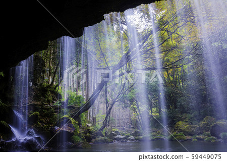 Kobagatsu瀑佈在熊本縣小國町太漂亮了 59449075