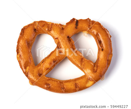 Salt Pretzels On White Salt Pretzels On White 59449227
