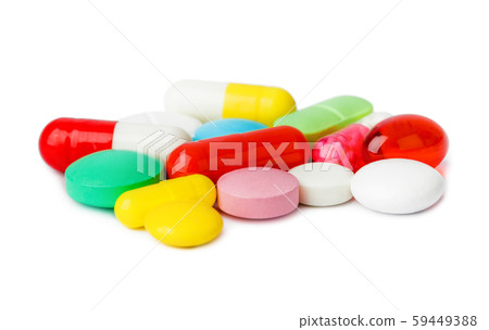 Heap of medical pills Heap of medical pills 59449388