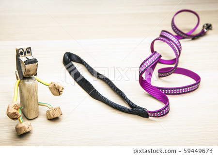 dog collar wooden table background dog collar wooden table background 59449673