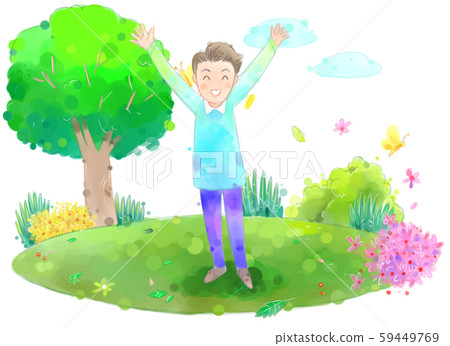Spring landscape Spring landscape 59449769