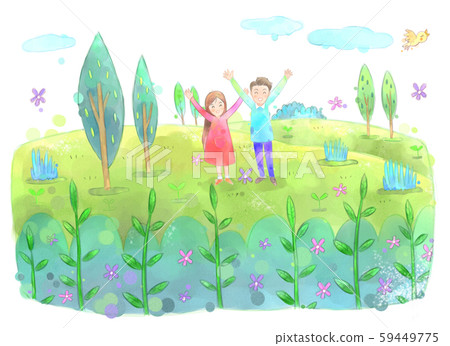Spring landscape Spring landscape 59449775