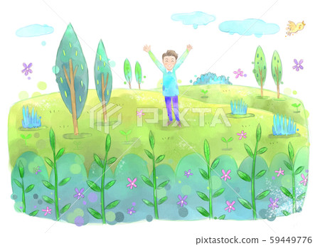 Spring landscape 59449776