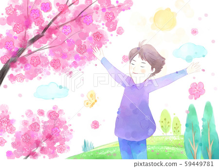 Spring landscape 59449781