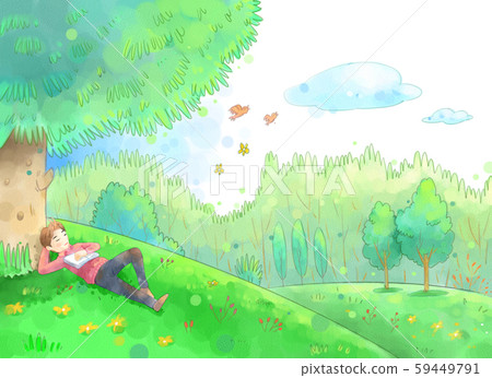 春天的風景 春天的風景 59449791