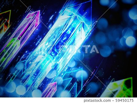 Multiple light arrows 59450175