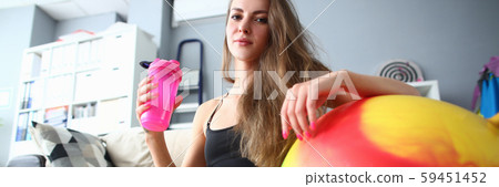Joyful sporty woman Joyful sporty woman 59451452