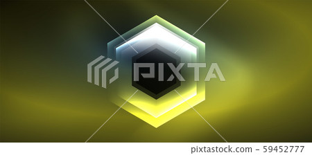Neon shiny color lines background. Abstract colorful web template Geometric modern technology 59452777