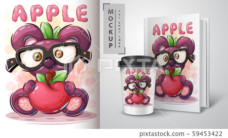 Sweet bear poster and merchandising. 59453422