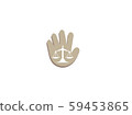 Balance symbol scales logo design illustration, 59453865