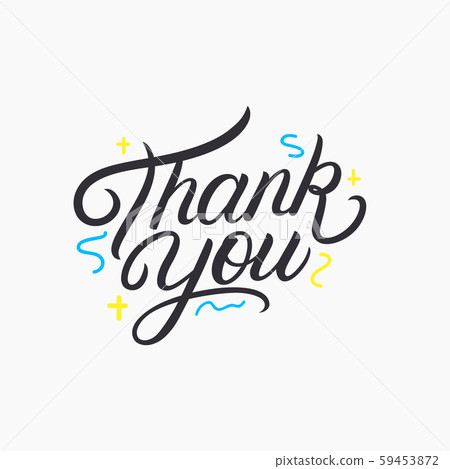 Thank You hand written lettering Thank You hand written lettering 59453872