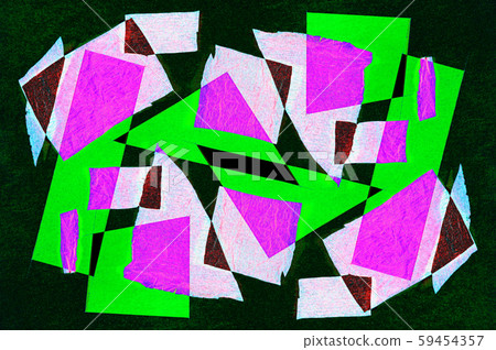 Contemporary art abstract pattern mood board.... - Stock Illustration ...