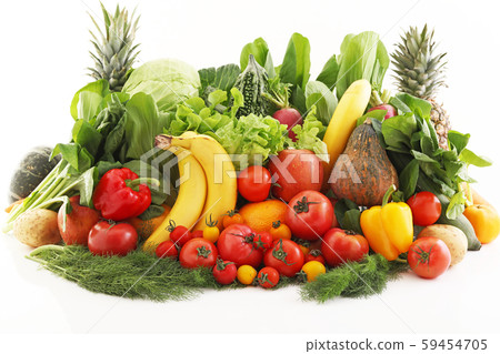 Fresh vegetables and fruits Fresh vegetables and fruits 59454705