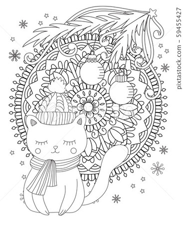 Christmas coloring page Christmas coloring page 59455427