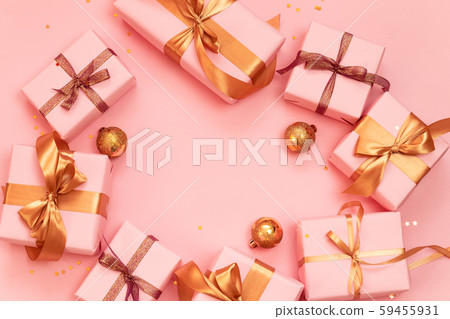 Christmas or New Year banner frame with golden Christmas or New Year banner frame with golden 59455931