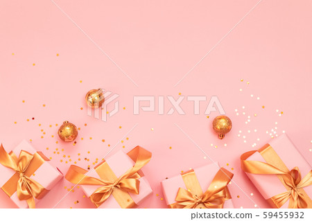 Luxury themed Christmas border with assorted Luxury themed Christmas border with assorted 59455932