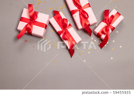 Christmas craft surprise gift boxes with red Christmas craft surprise gift boxes with red 59455935
