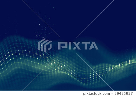 Data technology abstract futuristic illustration . Low poly shape with connecting dots and lines on Data technology abstract futuristic illustration . Low poly shape with connecting dots and lines on 59455937