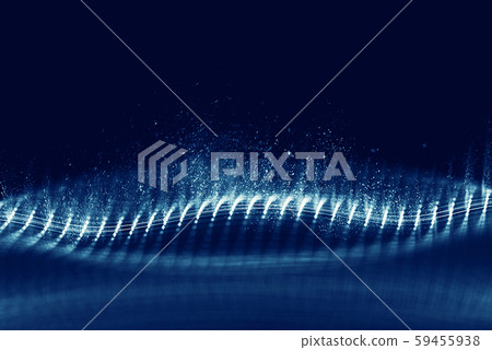 Data technology abstract futuristic illustration . Low poly shape with connecting dots and lines on Data technology abstract futuristic illustration . Low poly shape with connecting dots and lines on 59455938