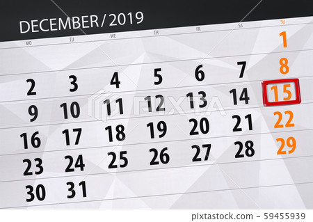 Calendar planner for the month december 2019, 59455939