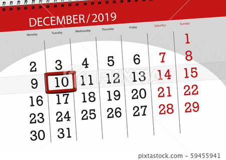 Calendar planner for the month december 2019, 59455941
