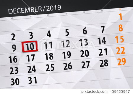 Calendar planner for the month december 2019, 59455947