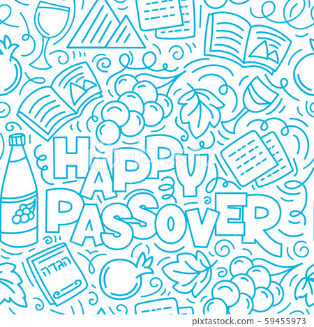 Passover seamless pattern 59455973