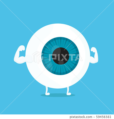 Strong healthy white eye, eyeball Strong healthy white eye, eyeball 59456381