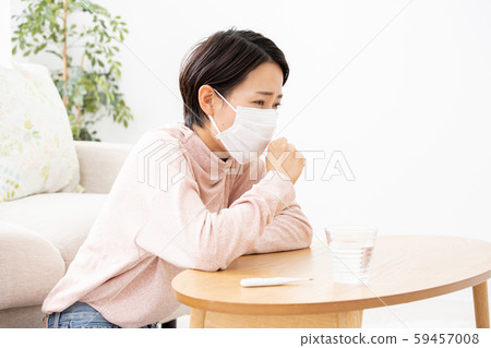 A woman with poor health A woman with poor health 59457008