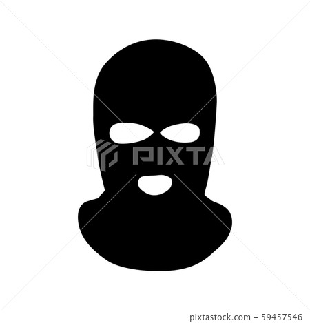 Vector masks of criminals, bandits and mafia - Stock Illustration ...