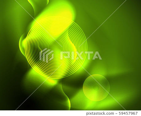 Neon lights vector abstract background 59457967