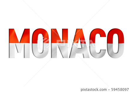 monaco flag text font monaco flag text font 59458097