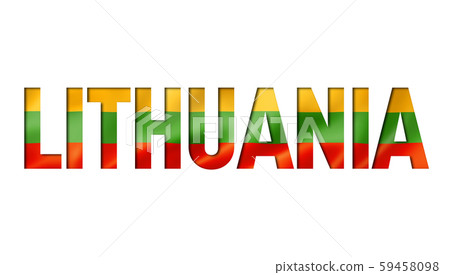 lithuanian flag text font lithuanian flag text font 59458098