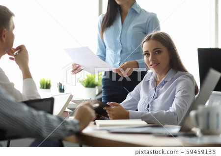 Managers at biz meeting 59459138