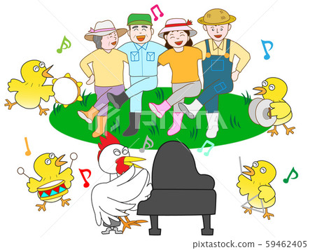 Bright chicken farmer Bright chicken farmer 59462405