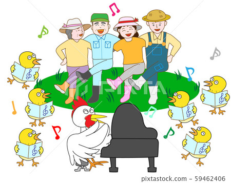 Bright chicken farmer Bright chicken farmer 59462406