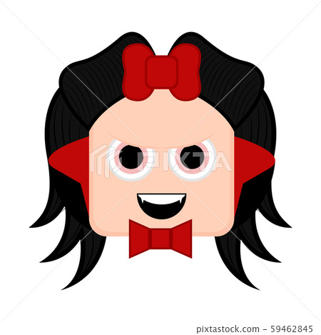 Cute halloween vampire cartoon character 59462845