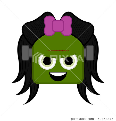 Cute halloween zombie cartoon character Cute halloween zombie cartoon character 59462847