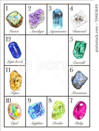 Birthstone 12 months Birthstone 12 months 59463649