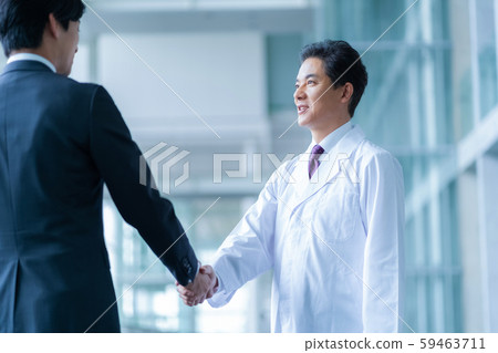 Handshake Medical Image Medical Image White Coat Handshake Medical Image Medical Image White Coat 59463711