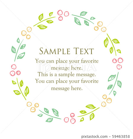 Floral frame Floral frame 59463858