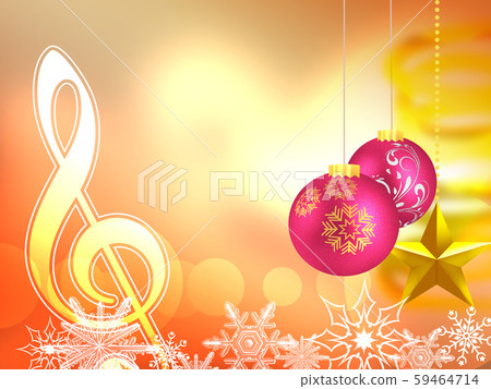 Christmas Christmas Tree Snow Crystal Illuminated Frame Music Tree 59464714