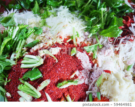 Kimchi-ingredients in kimchi 59464981