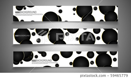 collection vector banners. black round background with a golden circle outline on a white background. web design, presentation, advertising, etc. collection vector banners. black round background with a golden circle outline on a white background. web design, presentation, advertising, etc. 59465779
