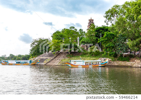 Cruise ship landing and Thienmu Temple Huong River Hue Cruise ship landing and Thienmu Temple Huong River Hue 59466214
